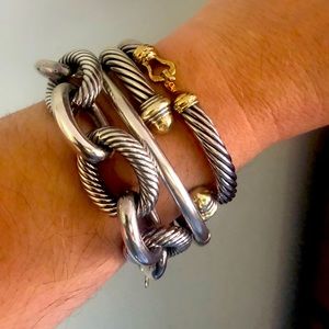 David Yurman Classic Cable Buckle Bracelet 7mm